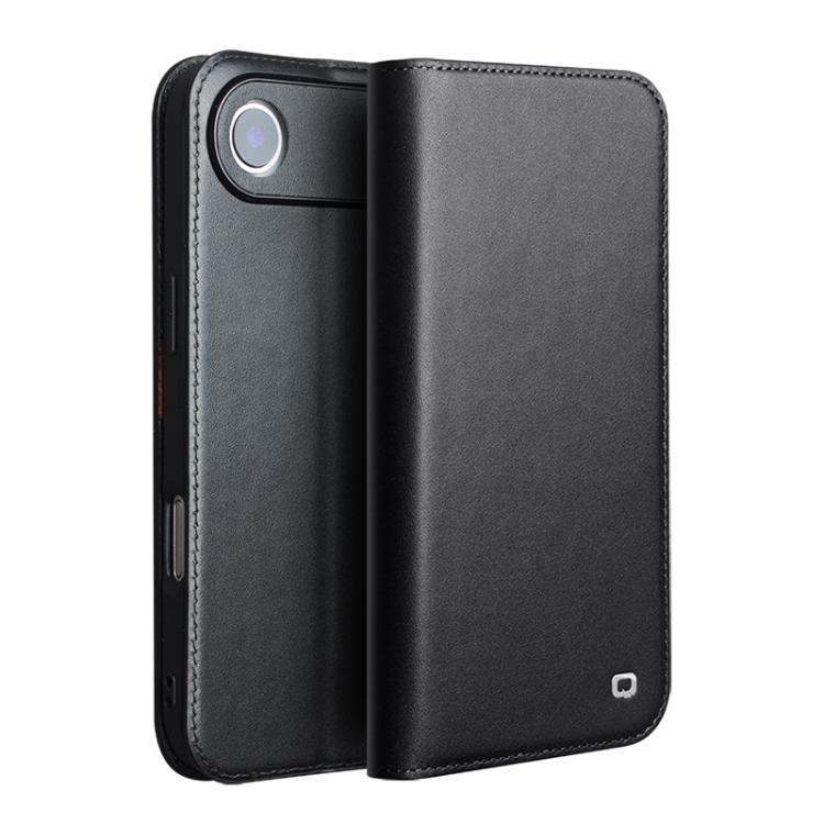 For iPhone Air QIALINO Classic Gen2 Genuine Leather Phone Case(Black) - iPhone Air Cases by QIALINO | Online Shopping UK | buy2fix