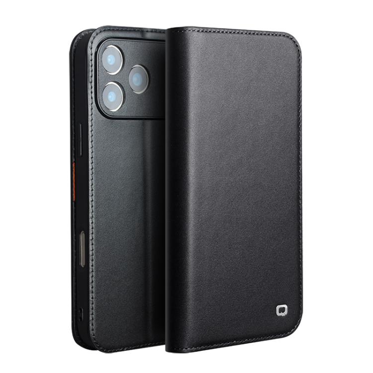 For iPhone 17 Pro Max QIALINO Classic Gen2 Genuine Leather Phone Case(Black) - iPhone 17 Pro Max Cases by QIALINO | Online Shopping UK | buy2fix