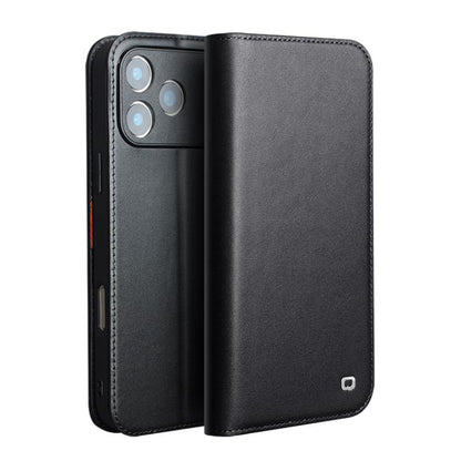 For iPhone 17 Pro Max QIALINO Classic Gen2 Genuine Leather Phone Case(Black) - iPhone 17 Pro Max Cases by QIALINO | Online Shopping UK | buy2fix