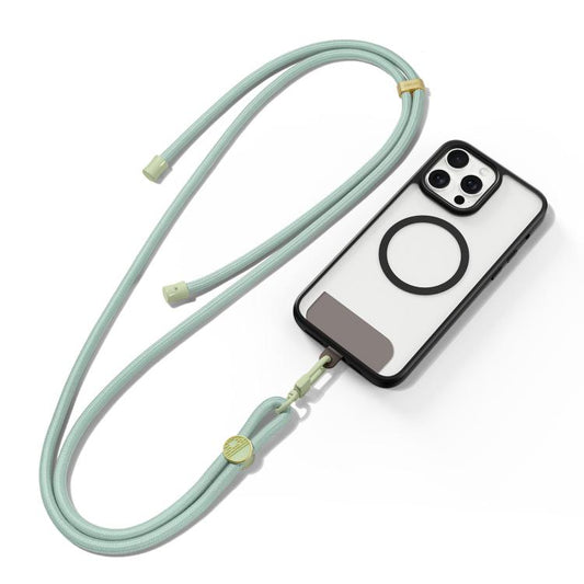 DUX DUCIS Garden Series Tile Pattern Adjustable Crossbody Phone Lanyard(Light Green) - Lanyards & Wrist Straps by DUX DUCIS | Online Shopping UK | buy2fix