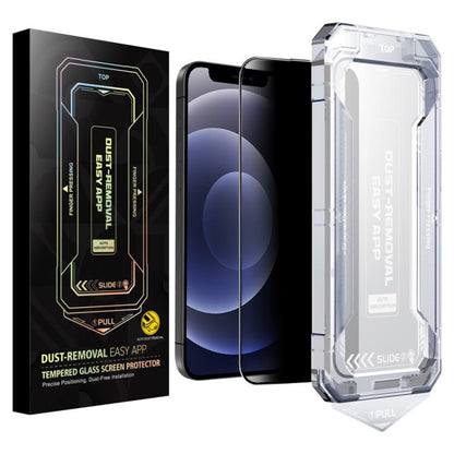 For iPhone 12 Pro / 12 Easy Install Privacy Tempered Glass Film - iPhone 12 / 12 Pro Tempered Glass by buy2fix | Online Shopping UK | buy2fix