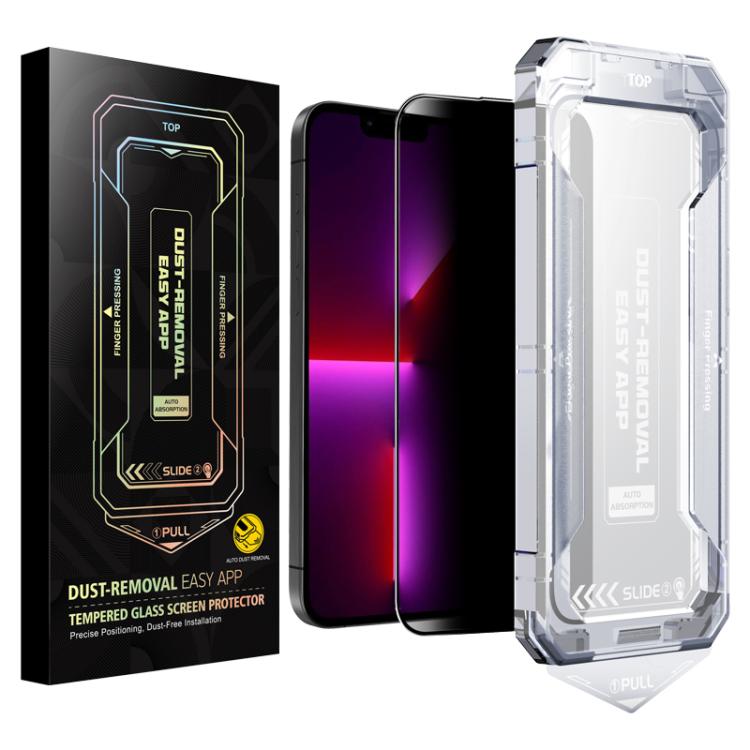 For iPhone 14 Plus / 13 Pro Max Easy Install Privacy Tempered Glass Film - iPhone 14 Plus Tempered Glass by buy2fix | Online Shopping UK | buy2fix