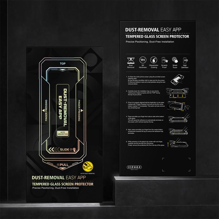 For iPhone 15 Pro Max Easy Install HD Tempered Glass Film - iPhone 15 Pro Max Tempered Glass by buy2fix | Online Shopping UK | buy2fix