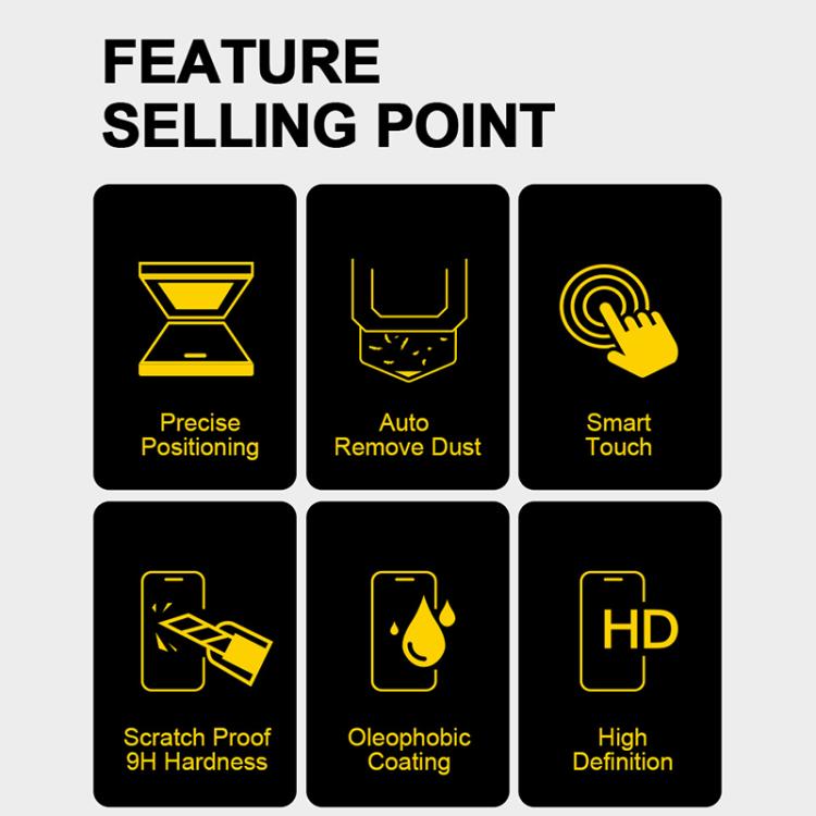 For iPhone 16 / 15 Easy Install HD Tempered Glass Film - iPhone 16 Tempered Glass by buy2fix | Online Shopping UK | buy2fix