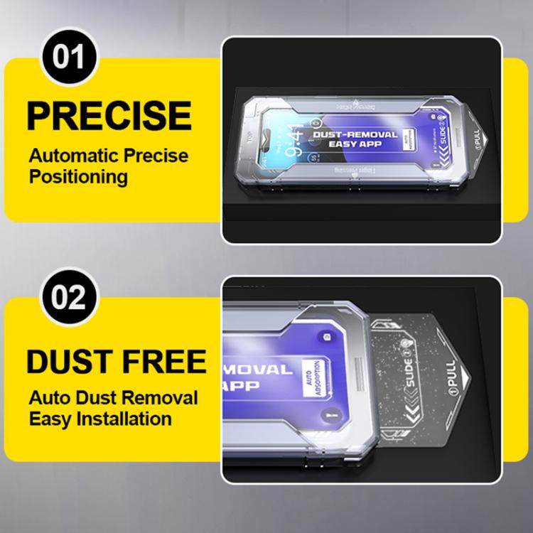 For iPhone 16 / 15 Easy Install HD Tempered Glass Film - iPhone 16 Tempered Glass by buy2fix | Online Shopping UK | buy2fix