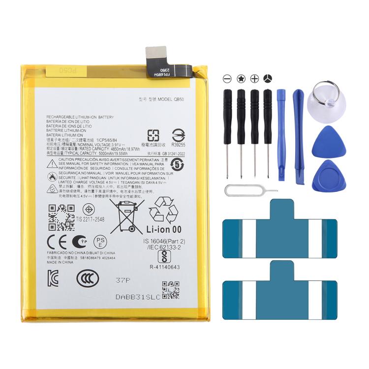 For Motorola Moto G84 5G XT2347 QB50 5000mAh Battery Replacement by buy2fix