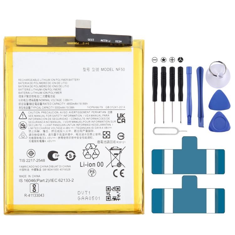 For Motorola Edge 2020 XT2205 NF50 5000mAh Battery Replacement by buy2fix
