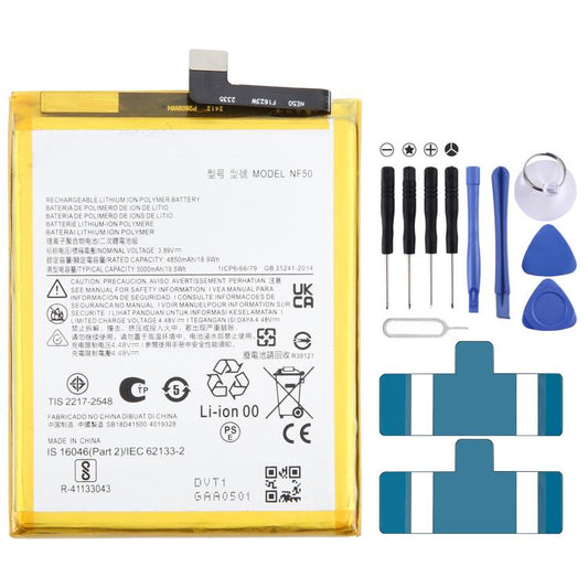 For Motorola Edge 2020 XT2205 NF50 5000mAh Battery Replacement by buy2fix