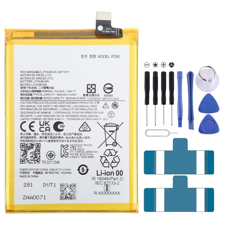 For Motorola Moto G Power 5G 2023 PD50 5000mAh Battery Replacement by buy2fix