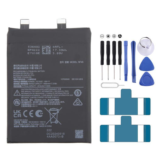 For Motorola Moto X30 Pro XT2241-1 NF45 4610mAh Battery Replacement by buy2fix