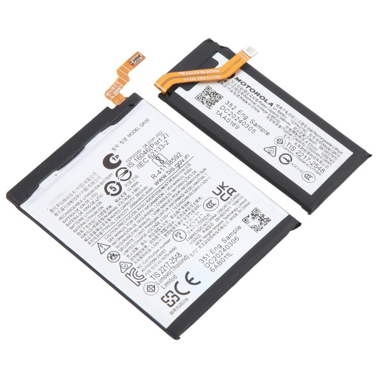 For Motorola Razr 50 Ultra QR30/QR10 2832mAh/998mAh Battery Replacement by buy2fix