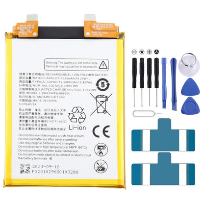 For ZTE Nubia Z40S Pro Li3949T44P8H886554 5000mAh Battery Replacement by buy2fix