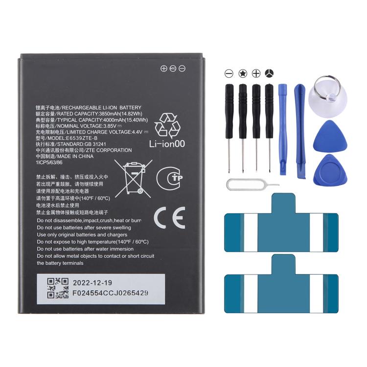 For ZTE Blade A53 E6539ZTE-B 3850mAh Battery Replacement by buy2fix