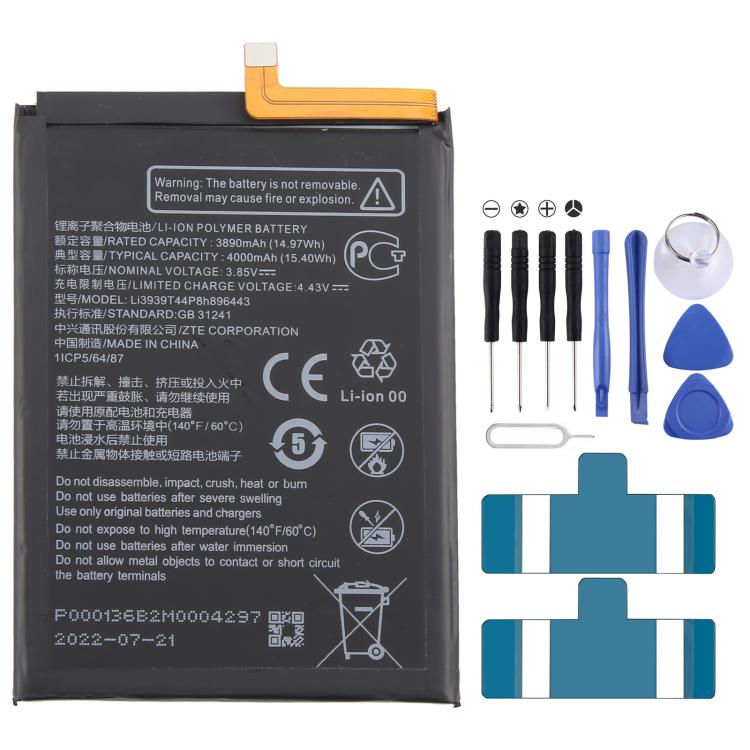 For ZTE S30 9030N Li3939T44P8h896443 4000mAh Battery Replacement by buy2fix
