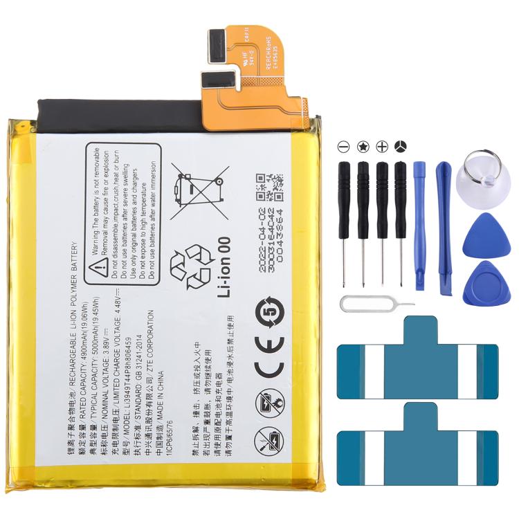 For ZTE Axon 40 Ultra Li3949T44P8h806459 5000mAh Battery Replacement by buy2fix