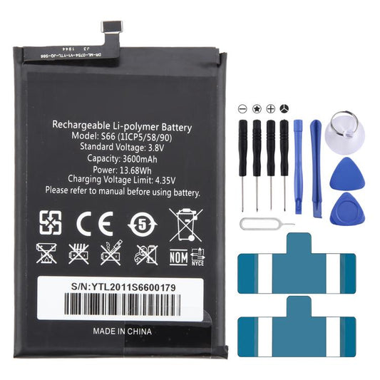 For Oukitel Y1000 S66 3600mAh Battery Replacement by buy2fix