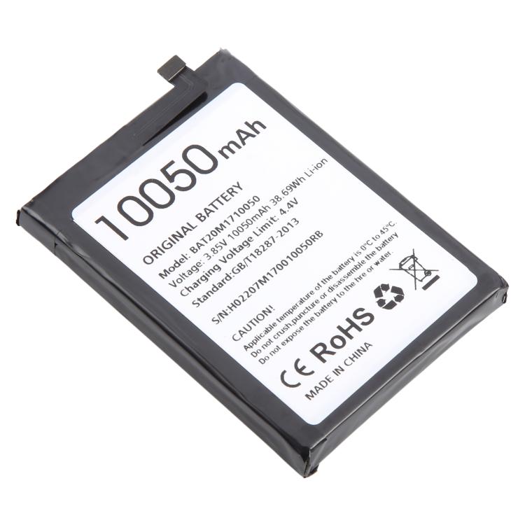 For DOOGEE S59 Pro BAT20M1710050 10050mAh Battery Replacement by buy2fix