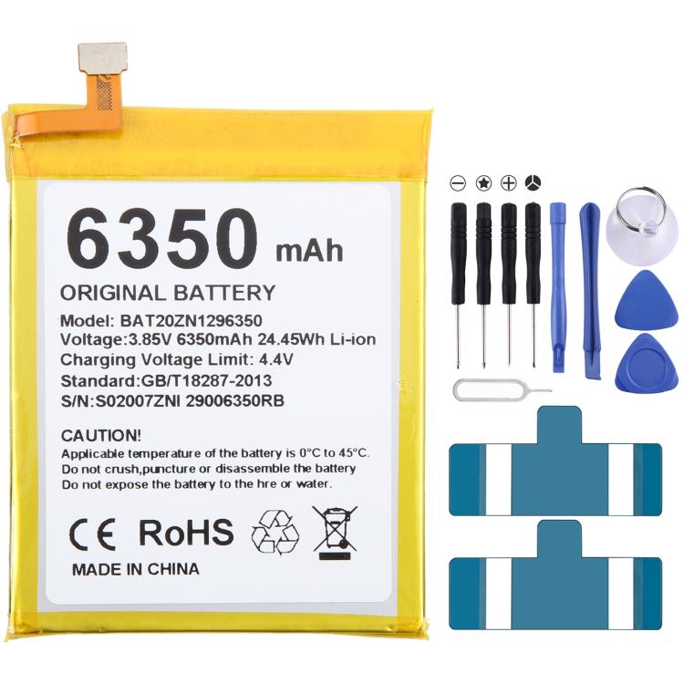 For DOOGEE S96 / S96 Pro BAT20ZN1296350 6350mAh Battery Replacement by buy2fix