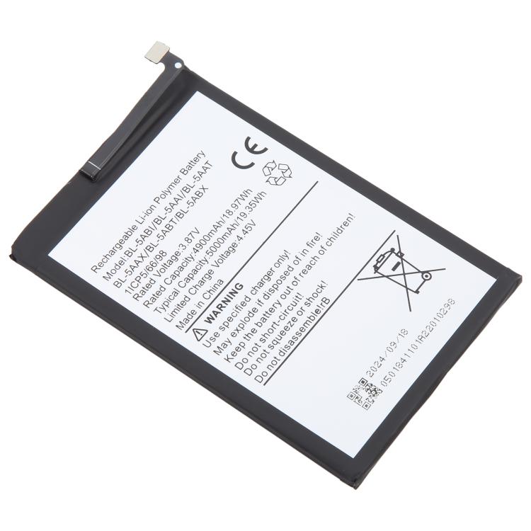 For Tecno BL-5ABI / BL-5AAI BL-5AAT 5000mAh Battery Replacement by buy2fix