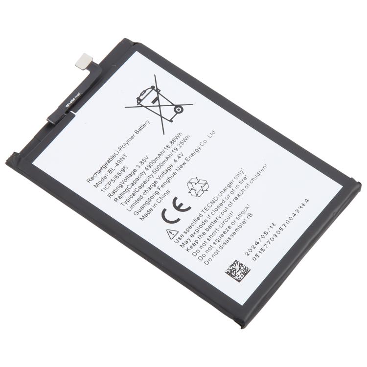 For Tecno Transsion Spark GO 2023 BL-49NT 4900mAh Battery Replacement by buy2fix