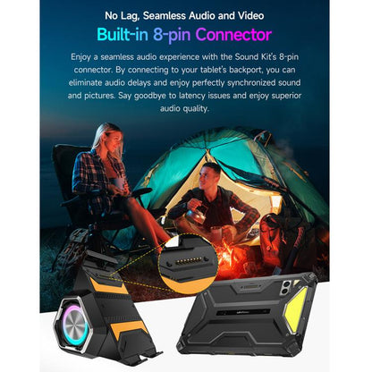 Ulefone Portable Holder Wireless Bluetooth Speaker for Ulefone Armor Pad 4 / 4 Ultra(Black) - Desktop Speaker by Ulefone | Online Shopping UK | buy2fix