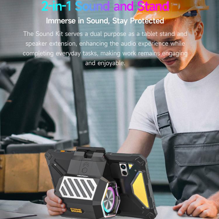 Ulefone Portable Holder Wireless Bluetooth Speaker for Ulefone Armor Pad 4 / 4 Ultra(Black) - Desktop Speaker by Ulefone | Online Shopping UK | buy2fix