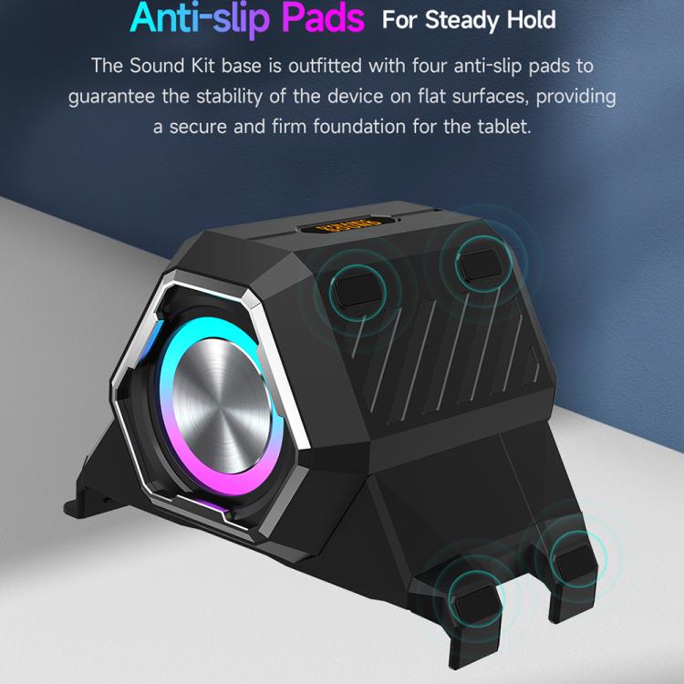 Ulefone Portable Holder Wireless Bluetooth Speaker for Ulefone Armor Pad 4 / 4 Ultra(Black) - Desktop Speaker by Ulefone | Online Shopping UK | buy2fix