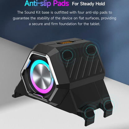 Ulefone Portable Holder Wireless Bluetooth Speaker for Ulefone Armor Pad 4 / 4 Ultra(Black) - Desktop Speaker by Ulefone | Online Shopping UK | buy2fix