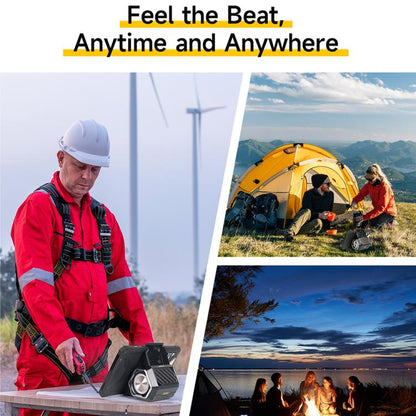 Ulefone Portable Holder Wireless Bluetooth Speaker for Ulefone Armor Pad 4 / 4 Ultra(Black) - Desktop Speaker by Ulefone | Online Shopping UK | buy2fix