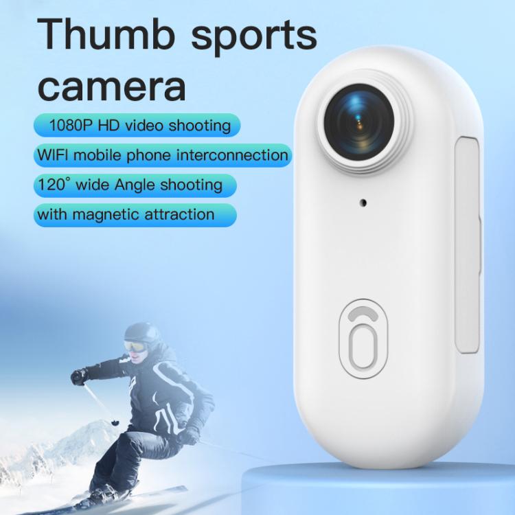 H88 1080P Thumb Sports Camera Mini WiFi Camera, Specification:Standard Version(Black) - Video Cameras by buy2fix | Online Shopping UK | buy2fix