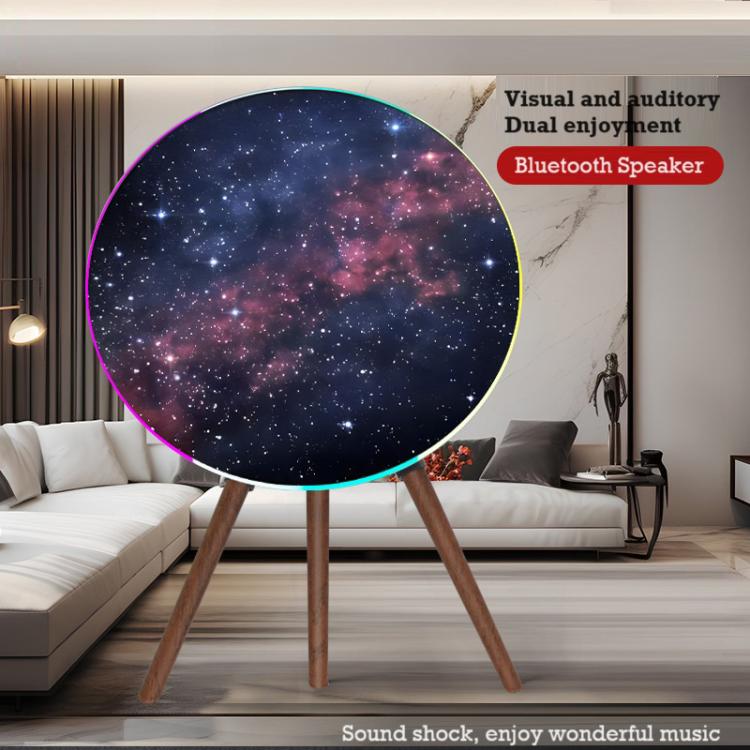 100W Creative Flying Saucer Desktop Bluetooth Speaker Home Atmosphere Subwoofer(Starry Sky) - Desktop Speaker by buy2fix | Online Shopping UK | buy2fix