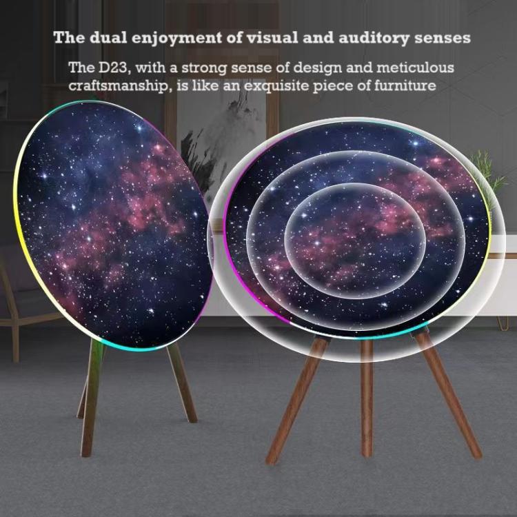 100W Creative Flying Saucer Desktop Bluetooth Speaker Home Atmosphere Subwoofer(Black) - Desktop Speaker by buy2fix | Online Shopping UK | buy2fix