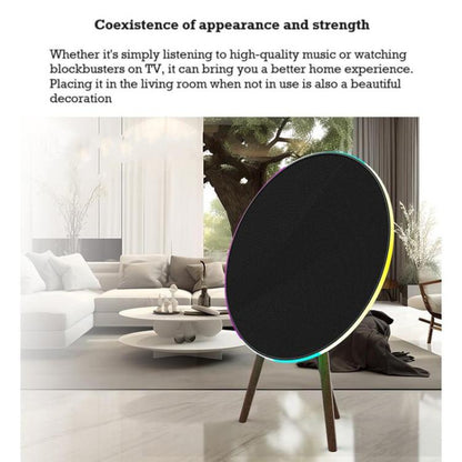 100W Creative Flying Saucer Desktop Bluetooth Speaker Home Atmosphere Subwoofer(Starry Sky) - Desktop Speaker by buy2fix | Online Shopping UK | buy2fix