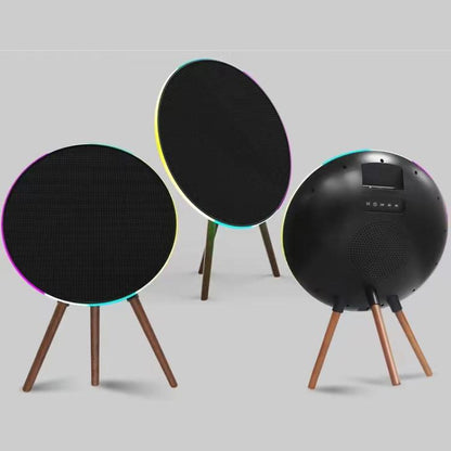 100W Creative Flying Saucer Desktop Bluetooth Speaker Home Atmosphere Subwoofer(Black) - Desktop Speaker by buy2fix | Online Shopping UK | buy2fix