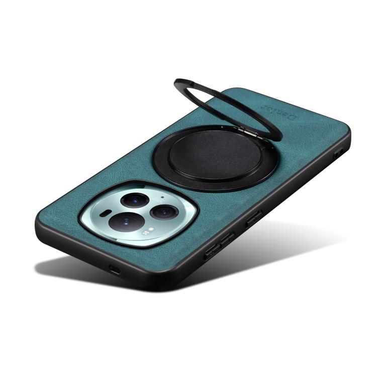 For Honor Magic6 Pro Denior A14 Skin Feel Rotating Holder MagSafe Phone Case(Blue) - Honor Cases by Denior | Online Shopping UK | buy2fix