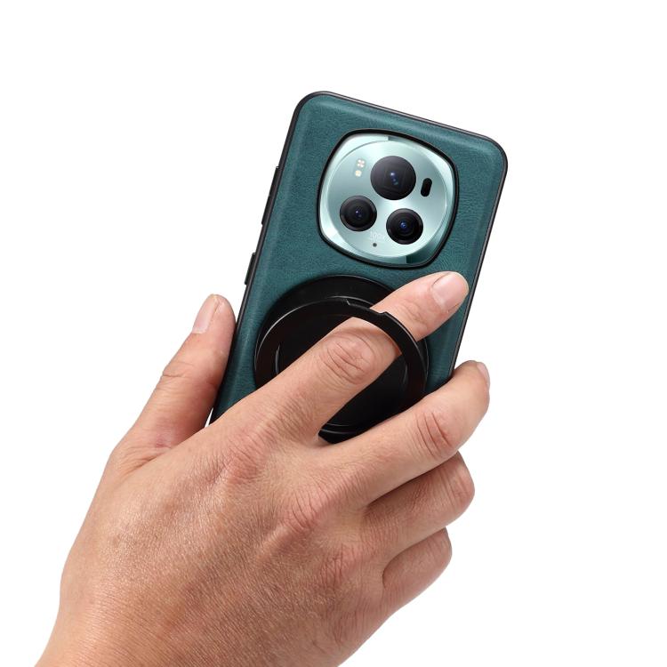 For Honor Magic6 Pro Denior A14 Skin Feel Rotating Holder MagSafe Phone Case(Blue) - Honor Cases by Denior | Online Shopping UK | buy2fix