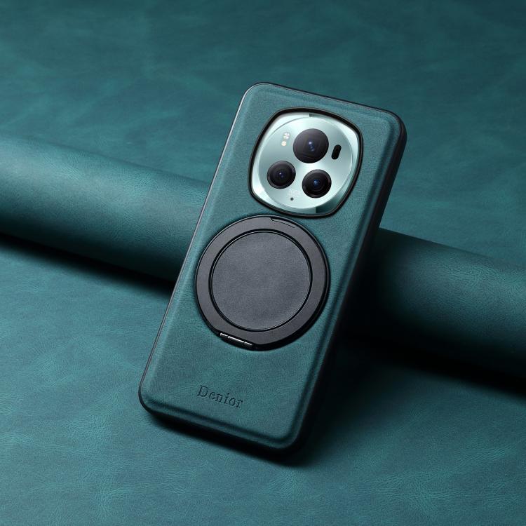 For Honor Magic6 Pro Denior A14 Skin Feel Rotating Holder MagSafe Phone Case(Blue) - Honor Cases by Denior | Online Shopping UK | buy2fix