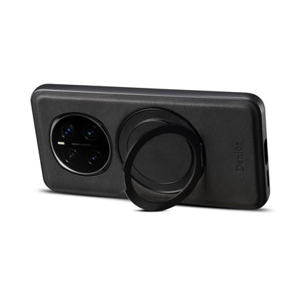 For Honor Magic7 Pro Denior A14 Skin Feel Rotating Holder MagSafe Phone Case(Black) - Honor Cases by Denior | Online Shopping UK | buy2fix