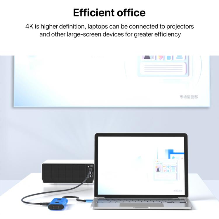 YCE V261 13 in 1 USB-C / Type-C HUB Adapter AI Docking Station(Blue) - USB HUB by buy2fix | Online Shopping UK | buy2fix