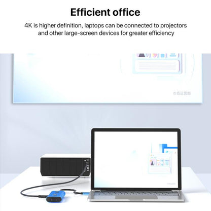 YCE V261 13 in 1 USB-C / Type-C HUB Adapter AI Docking Station(Blue) - USB HUB by buy2fix | Online Shopping UK | buy2fix