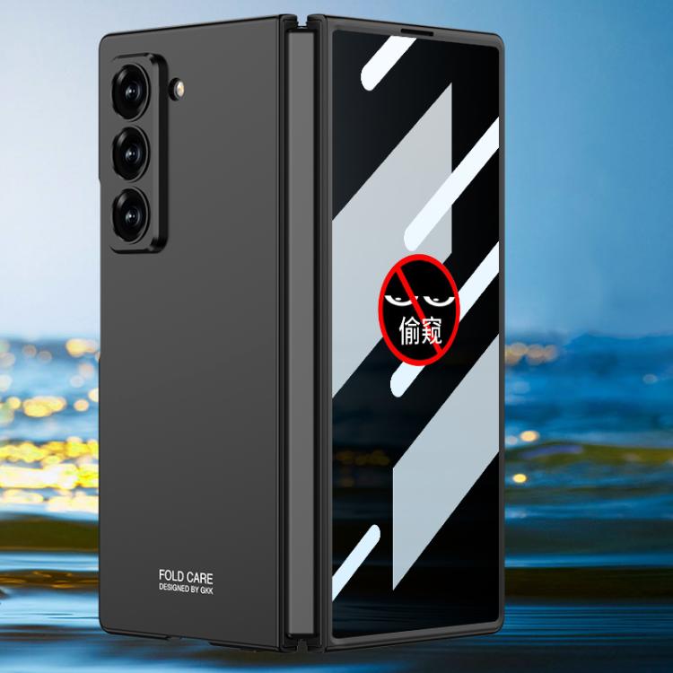 For Samsung Galaxy Z Fold6 Slim GKK Integrated Ultra-thin Privacy Full Coverage Phone Case(Black) - Galaxy Phone Cases by GKK | Online Shopping UK | buy2fix
