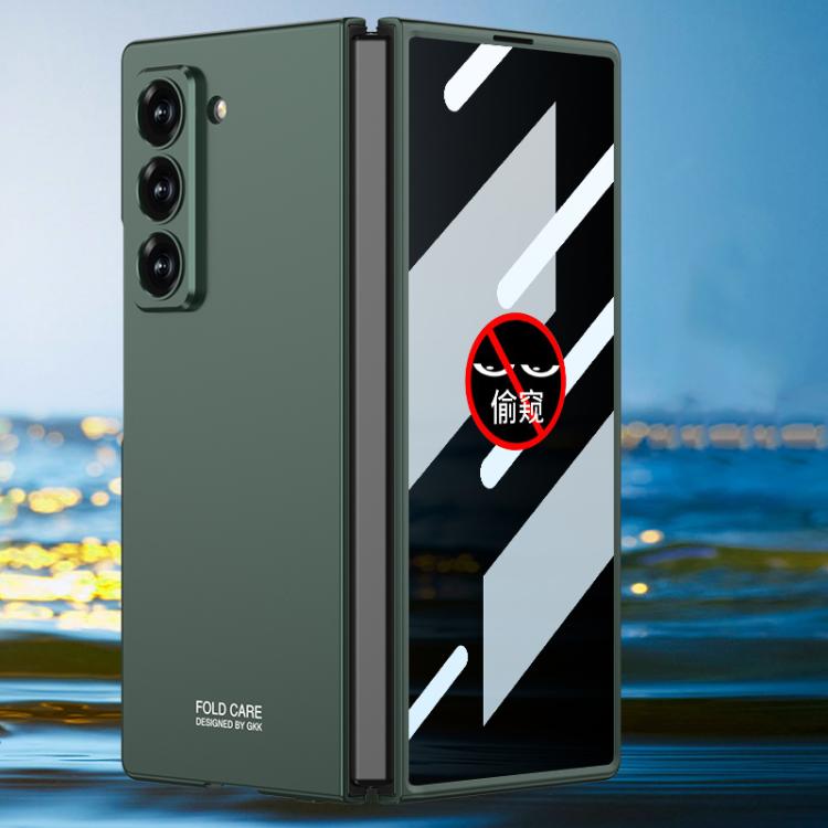 For Samsung Galaxy Z Fold6 Slim GKK Integrated Ultra-thin Privacy Full Coverage Phone Case(Green) - Galaxy Phone Cases by GKK | Online Shopping UK | buy2fix
