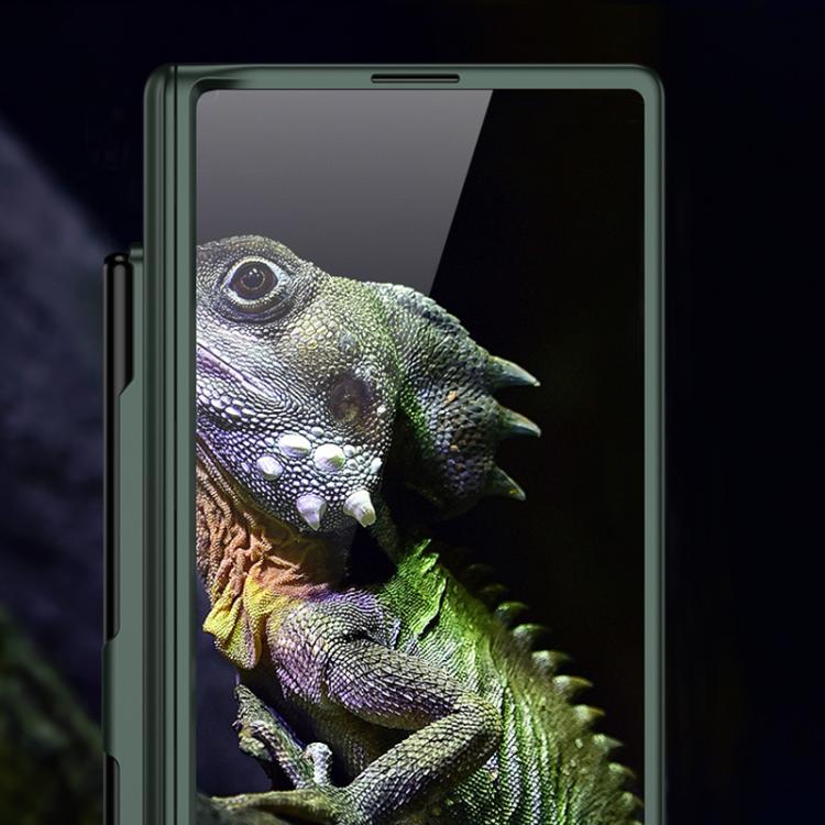 For Samsung Galaxy Z Fold6 Slim GKK Integrated Full Coverage Magnetic Fold Phone Case with Pen Slot / Pen(Black) - Galaxy Phone Cases by GKK | Online Shopping UK | buy2fix