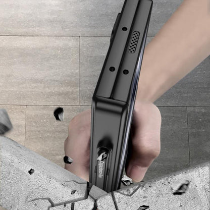 For Samsung Galaxy Z Fold6 Slim GKK Integrated Full Coverage Magnetic Fold Phone Case with Pen Slot / Pen(Titanium Gray) - Galaxy Phone Cases by GKK | Online Shopping UK | buy2fix