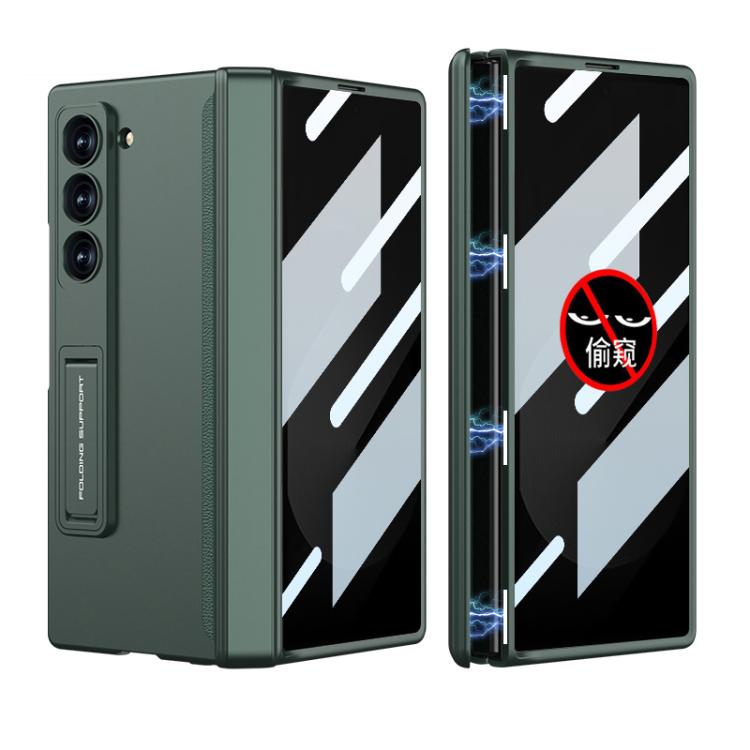 For Samsung Galaxy Z Fold6 Slim GKK Integrated Privacy Full Coverage Magnetic Fold Phone Case(Night Green) - Galaxy Phone Cases by GKK | Online Shopping UK | buy2fix