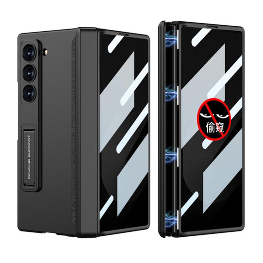 For Samsung Galaxy Z Fold6 Slim GKK Integrated Privacy Full Coverage Magnetic Fold Phone Case(Black) - Galaxy Phone Cases by GKK | Online Shopping UK | buy2fix