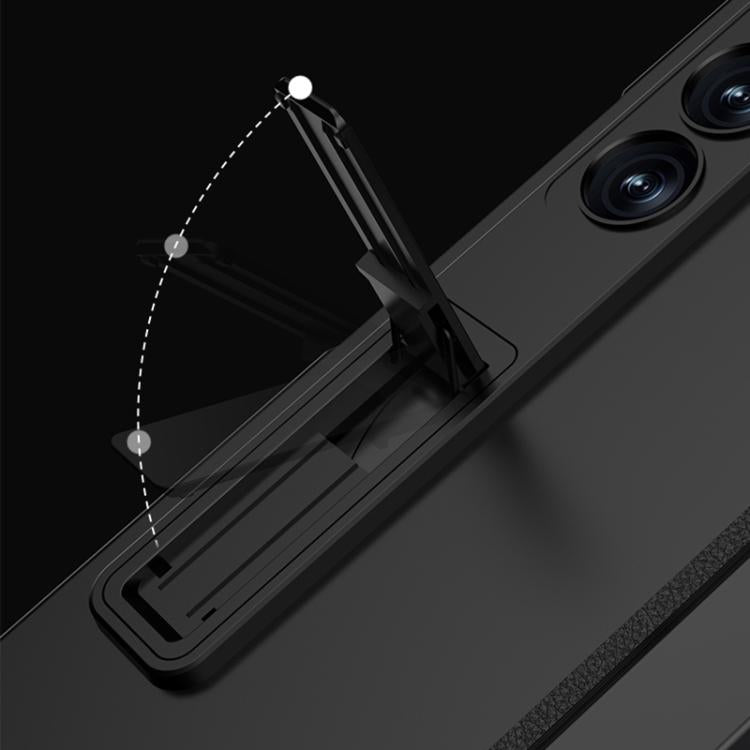 For Samsung Galaxy Z Fold6 Slim GKK Integrated Privacy Full Coverage Magnetic Fold Phone Case(Black) - Galaxy Phone Cases by GKK | Online Shopping UK | buy2fix