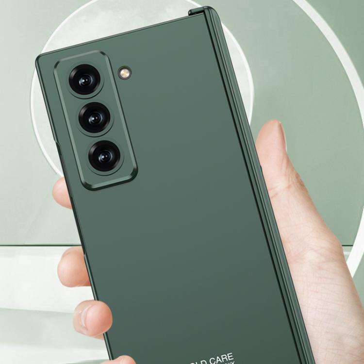 For Samsung Galaxy Z Fold6 Slim GKK Integrated Magnetic Folding Hinge All-inclusive Phone Case(Black) - Galaxy Phone Cases by GKK | Online Shopping UK | buy2fix