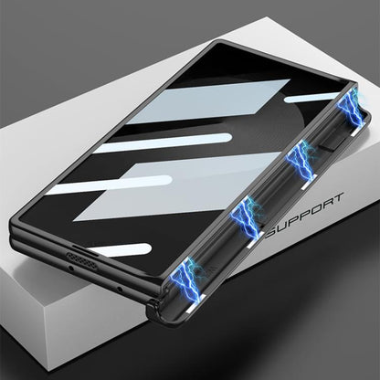 For Samsung Galaxy Z Fold6 Slim GKK Integrated Magnetic Folding Hinge All-inclusive Phone Case(Titanium Gray) - Galaxy Phone Cases by GKK | Online Shopping UK | buy2fix