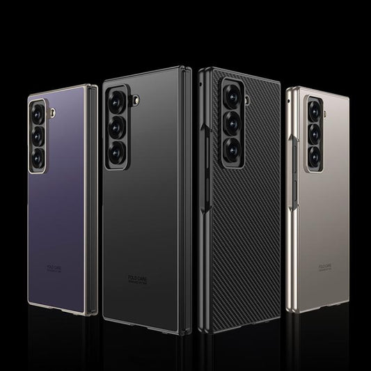 For Samsung Galaxy Z Fold6 Slim GKK Integrated AG Craft Skin Feel Full Coverage Phone Case(Black) - Galaxy Phone Cases by GKK | Online Shopping UK | buy2fix